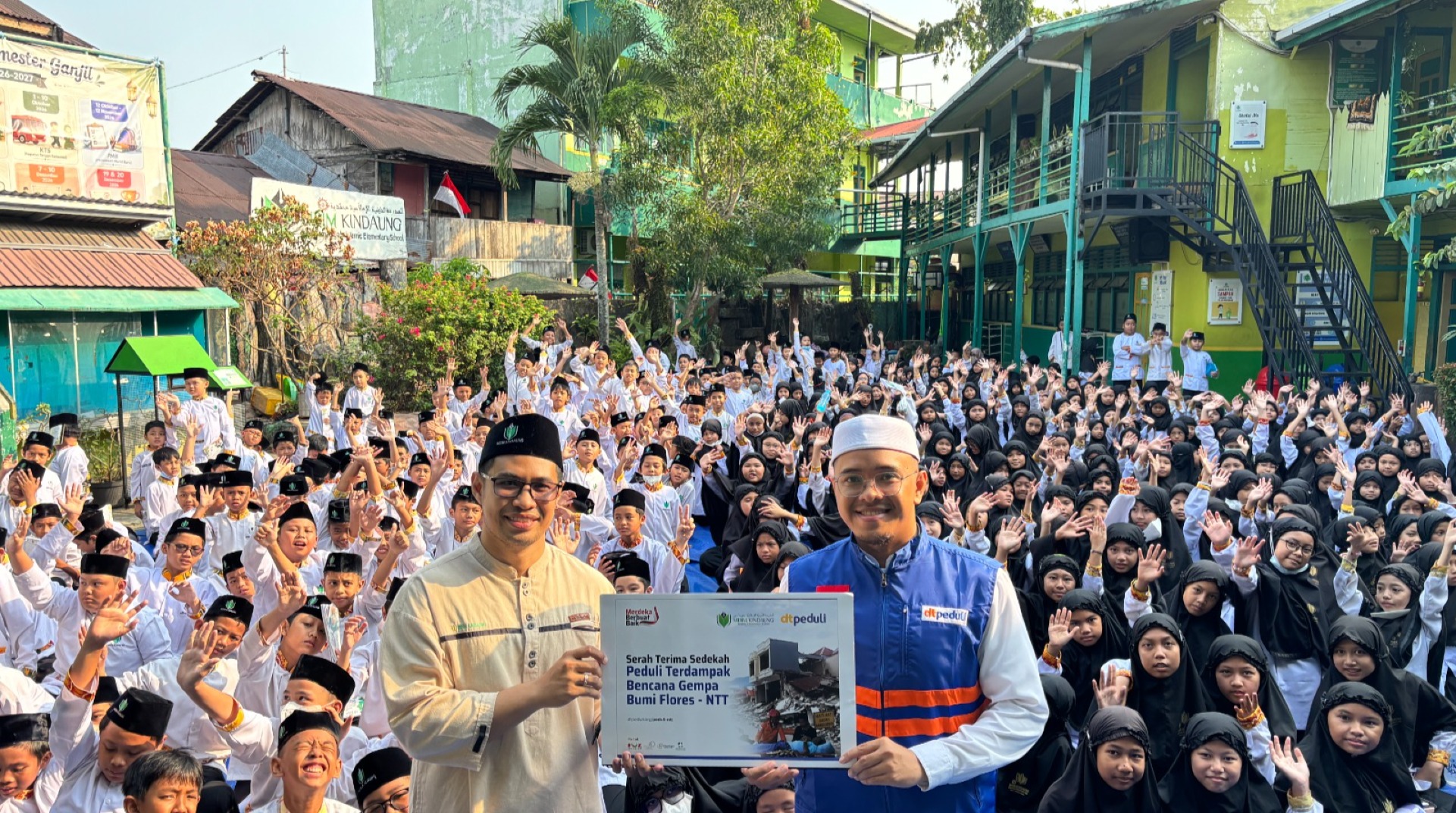 MDIM Kindaung Peringati Maulid Nabi Muhamad saw dan Salurkan Bantuan untuk Terdampak Gempa NTT Melalui DT Peduli Kalsel