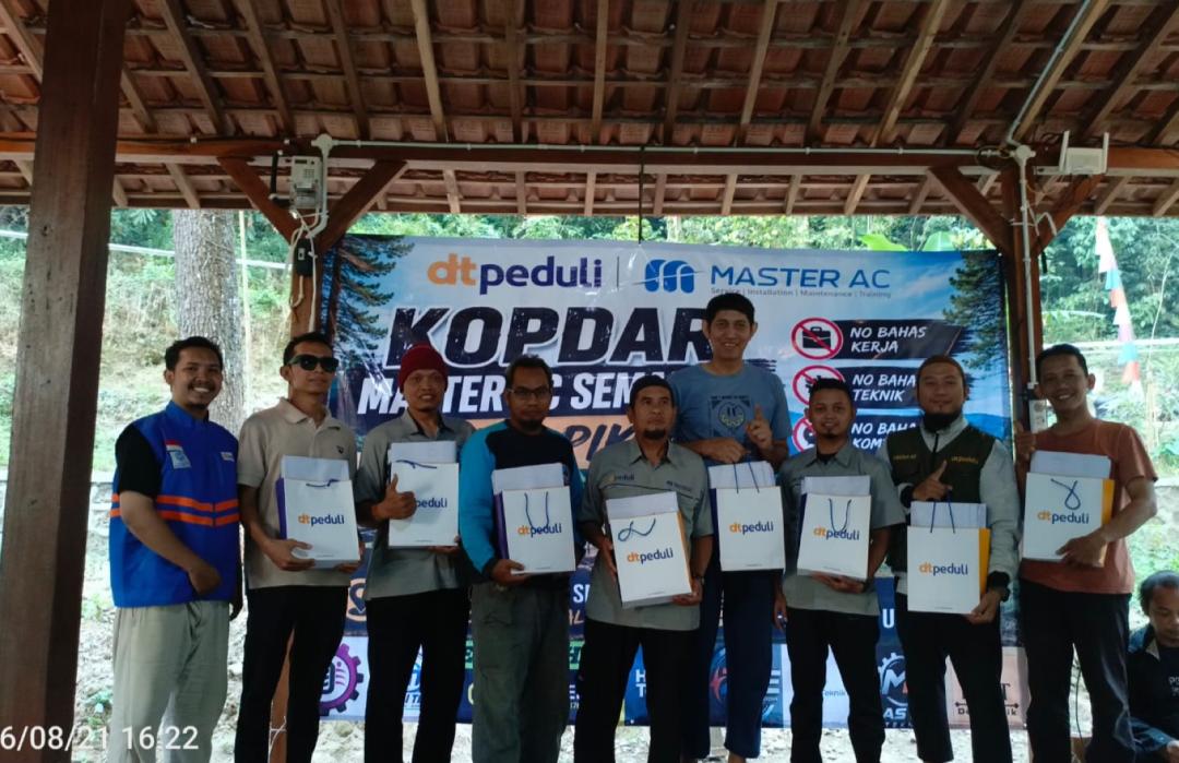 DT Peduli Jateng Gelar Kopdar Teknisi AC dan Master Ac dari Batch 1 sampi 5 di Pinusia Separe