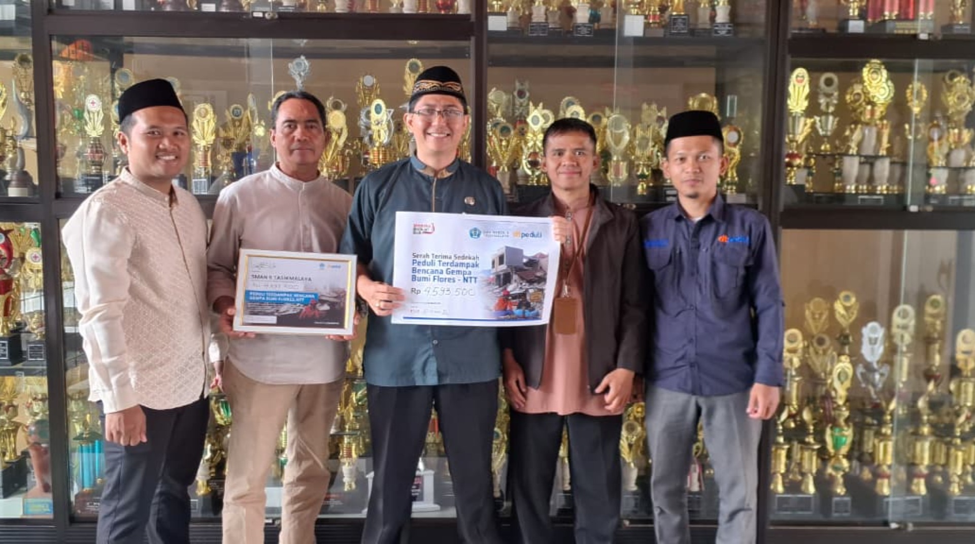 DT Peduli Tasikmalaya Gelar Kajian Tauhiid dan Panggalangan Donasi untuk NTT di SMA Negeri 5,  Kota Tasikmalaya