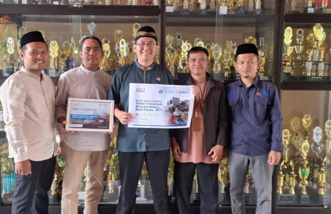 DT Peduli Tasikmalaya Gelar Kajian Tauhiid dan Panggalangan Donasi untuk NTT di SMA Negeri 5,  Kota Tasikmalaya