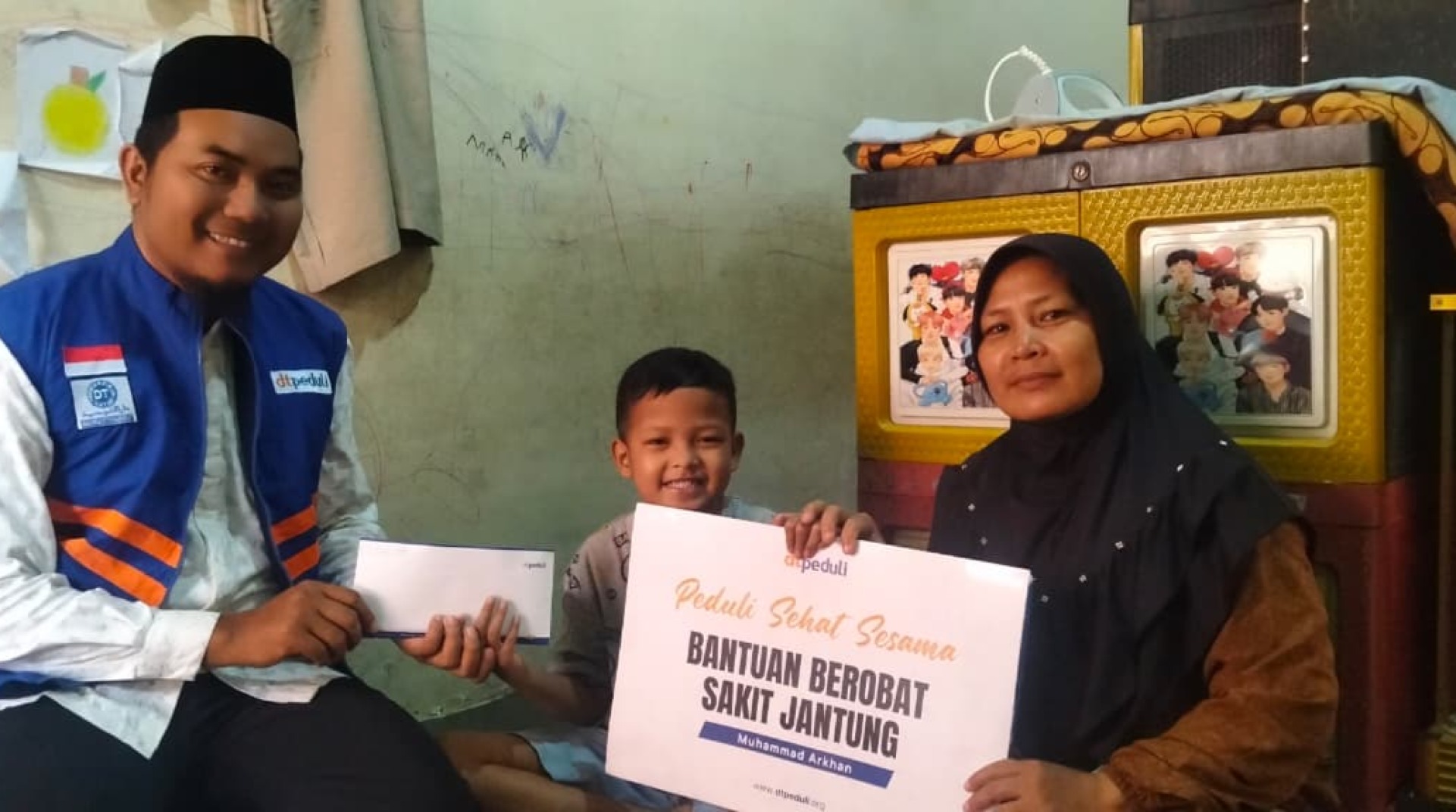DT Peduli Sumsel Salurkan Bantuan Biaya Pengobatan Sakit Jantung untuk Arkhan