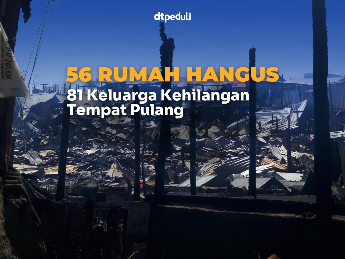 Kebakaran Melanda Sulawesi Selatan, Bantu Saudara Kita Kembali Bangkit