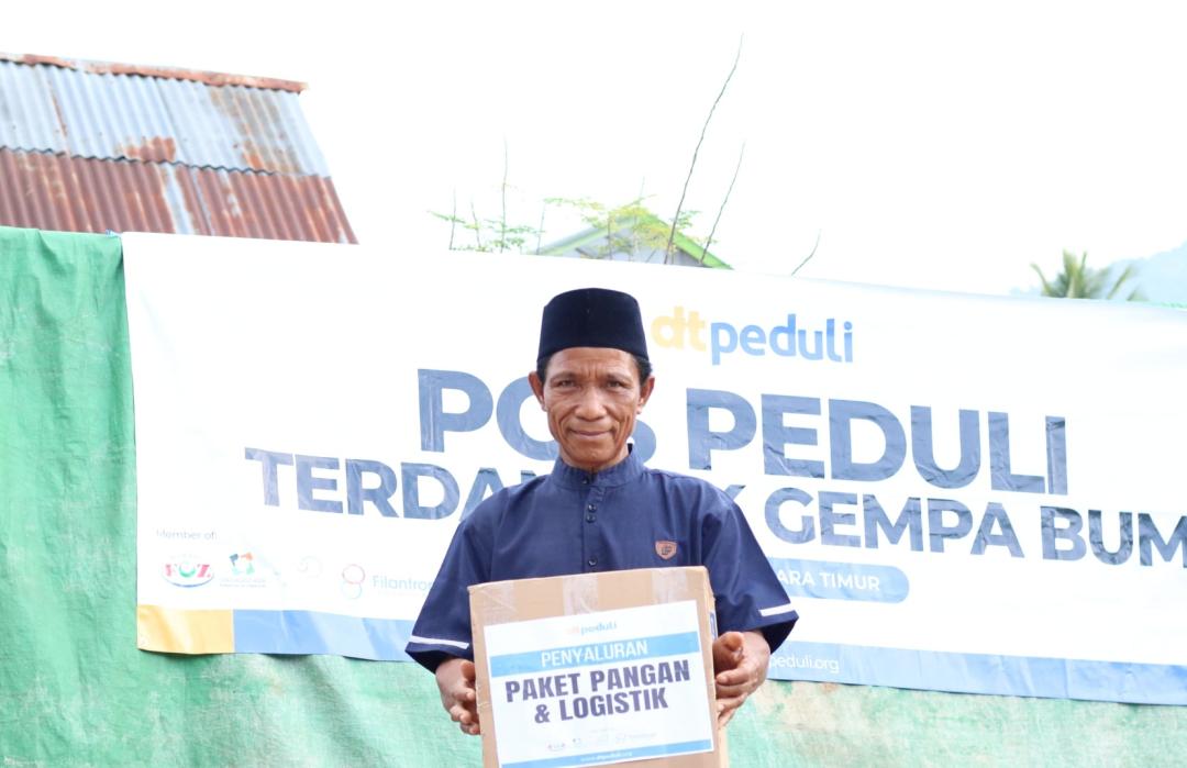 Gempa Guncang Manggarai Barat, DT Peduli Salurkan Bantuan untuk 72 KK