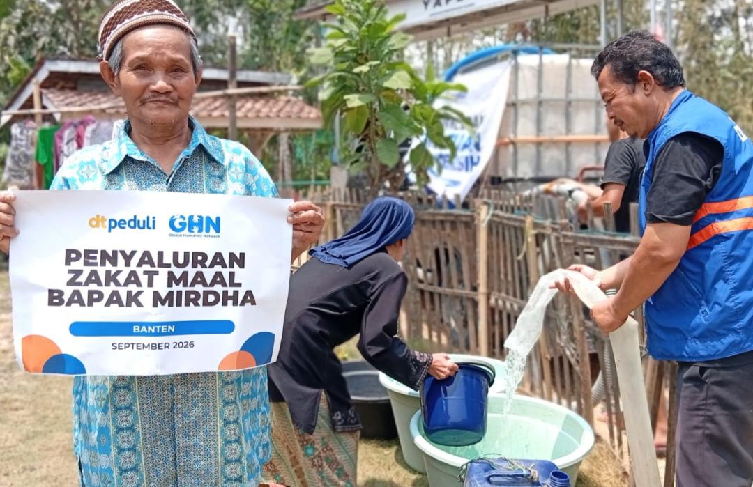 DT Peduli Banten dan GHN Salurkan 12.000 Liter Air Bersih untuk Warga Cikeusik