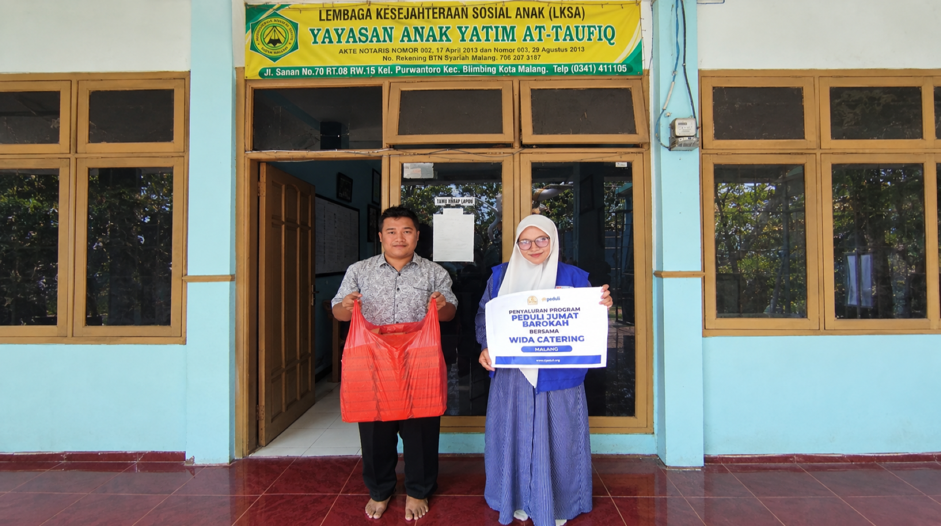 Bersama Wida Catering, DT Peduli Malang Perluas Manfaat Program Jumat Berkah