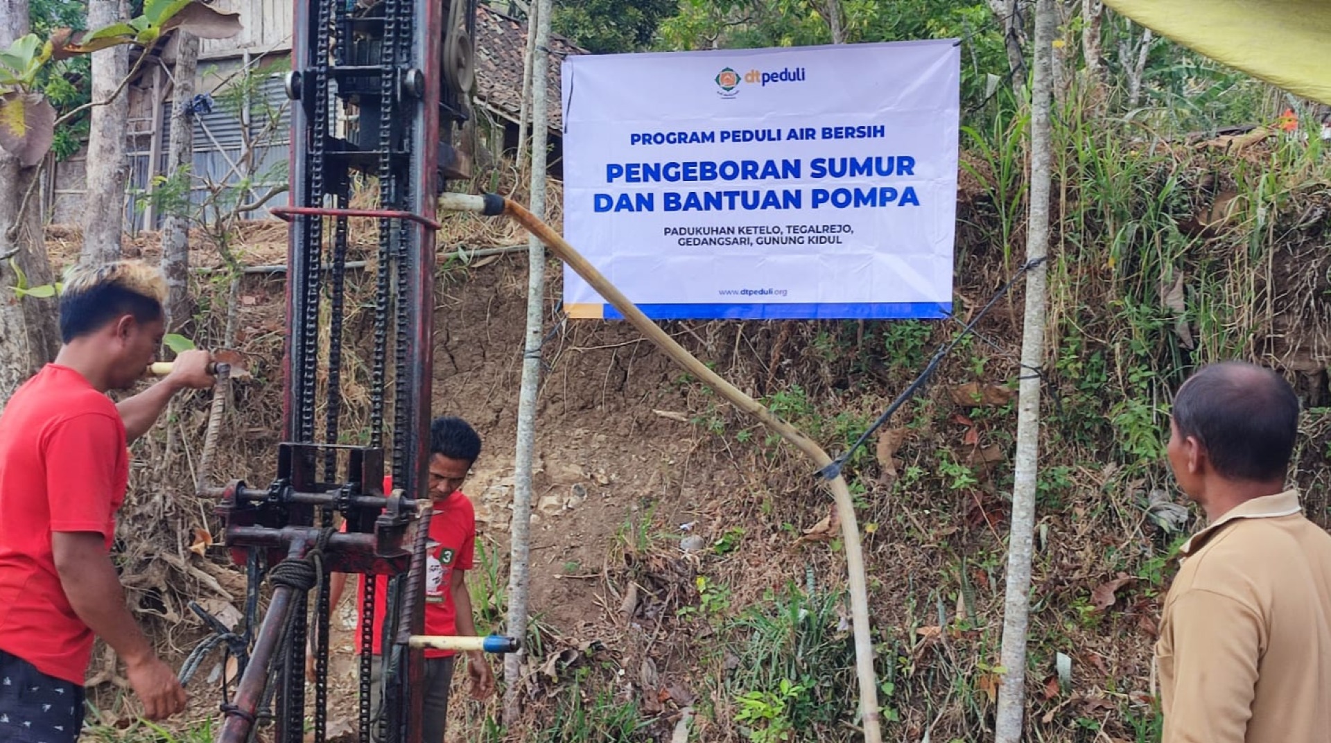 DT Peduli Yogyakarta Mulai Pengeboran Sumur Air Bersih untuk Warga Gunungkidul