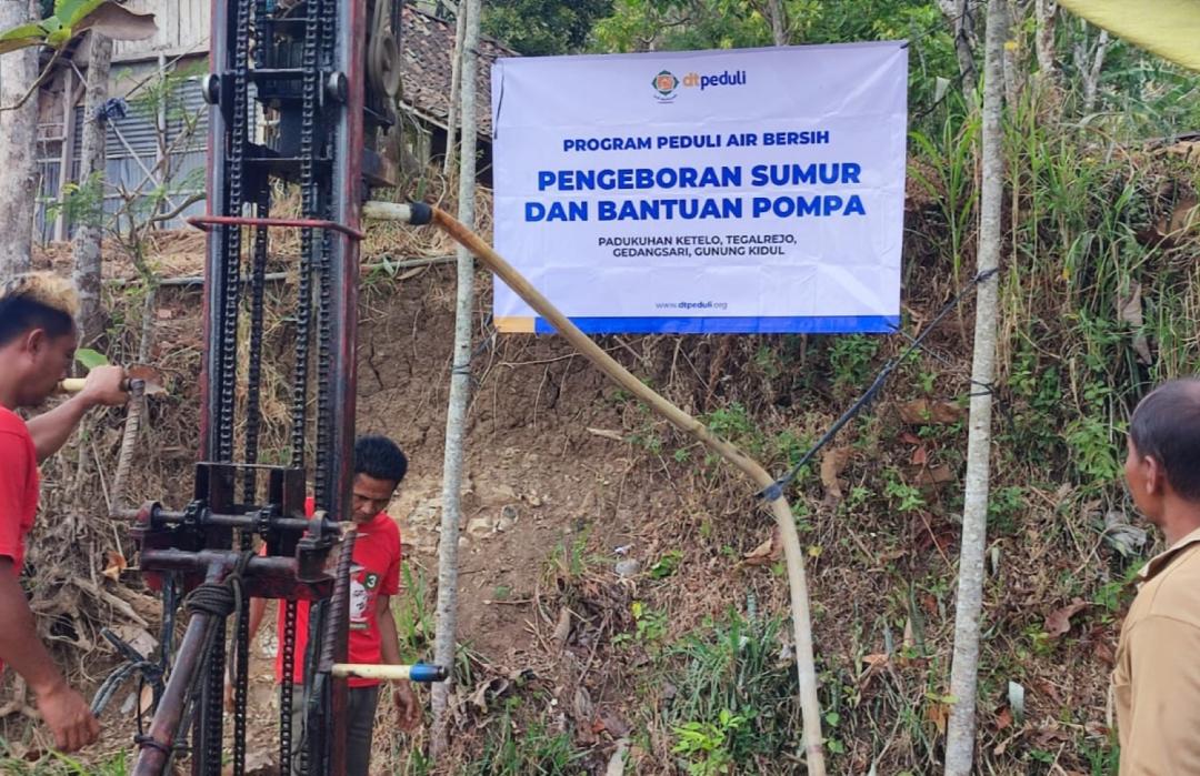 DT Peduli Yogyakarta Mulai Pengeboran Sumur Air Bersih untuk Warga Gunungkidul