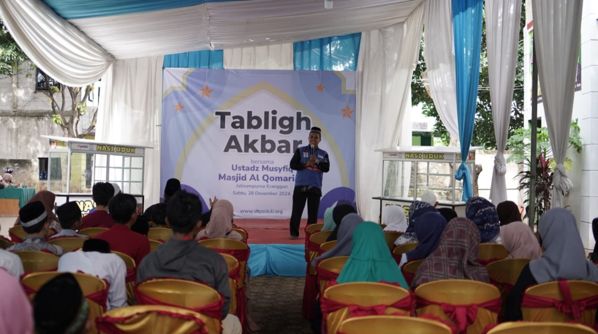 Akhir Tahun 2024, DT Peduli Bekasi Gelar Tabligh Akbar dan Program Sosial di Jatisampurna