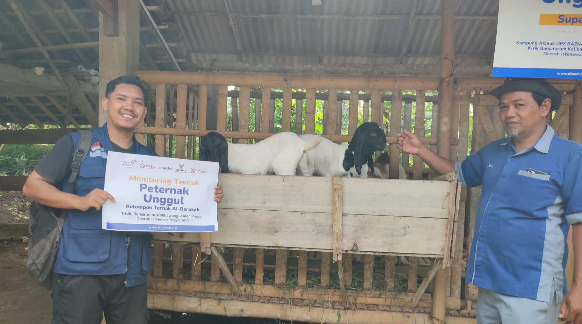 DT Peduli Yogyakarta Lakukan Monitoring Ternak bersama Puskeswan Kalibawang di Kampung Akhlak