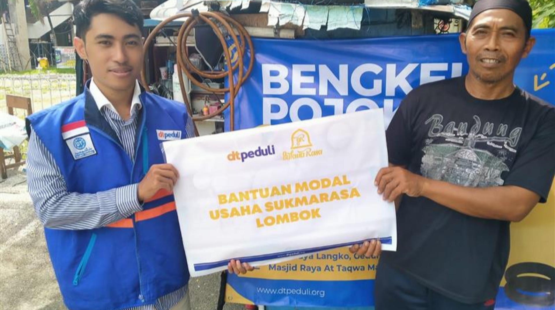 Berdayakan Takmir Masjid, DT Peduli Mataram Berikan Bantuan Modal Usaha 