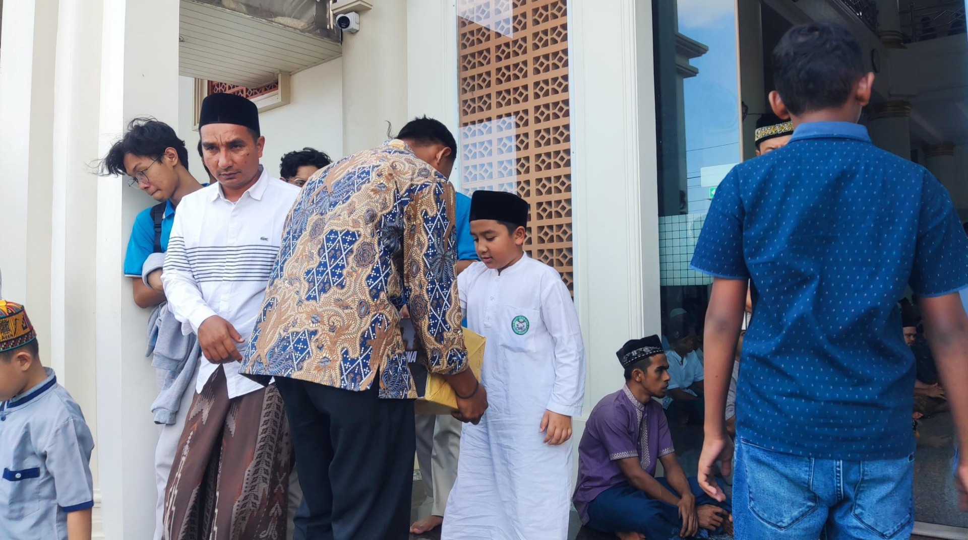 Jamaah Masjid As Sadaqah di Banda Aceh Menggelar Aksi Peduli Palestina