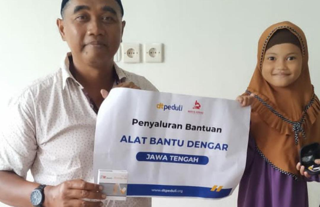 DT Peduli Jawa Tengah Menyalurkan Bantuan Alat Bantu Dengar untuk Anak-Anak Tuna Rungu di Magelang