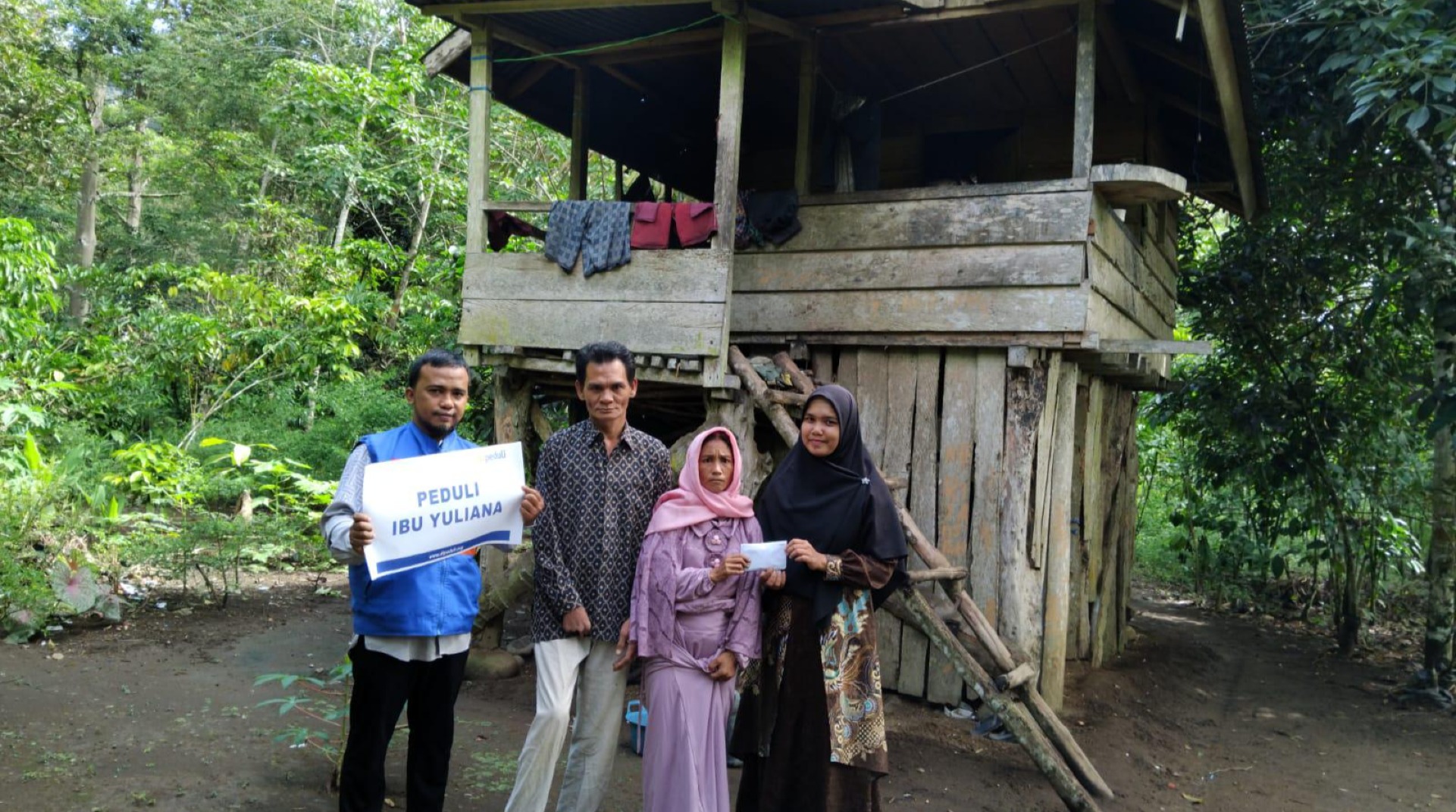 DT Peduli Lubuklinggau Kembali Salurkan Bantuan untuk Yuliana, Tulang Punggung Keluarga Penyandang Disabilitas