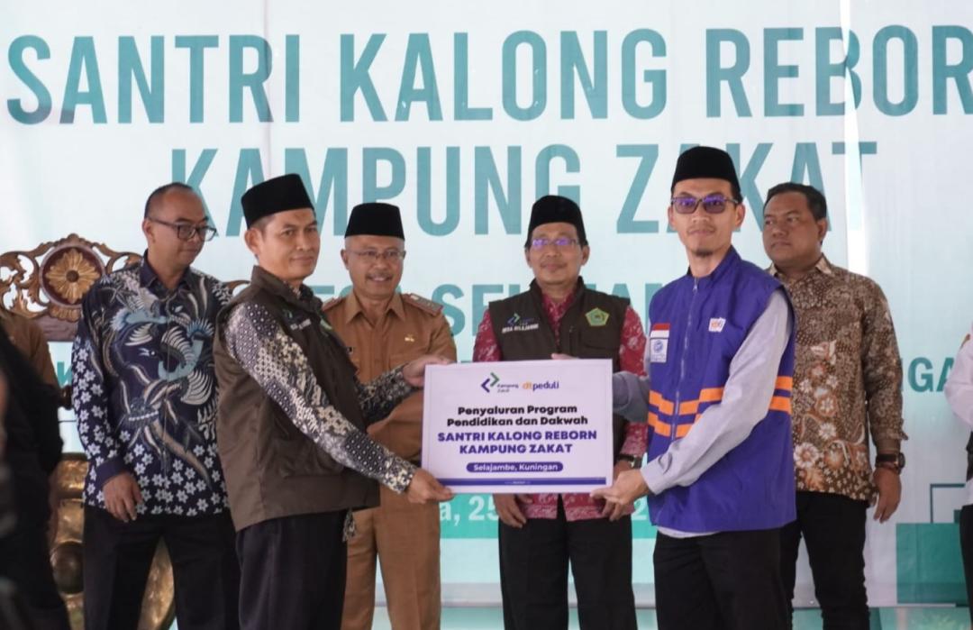 Bangun Remaja Berakhlak Mulia, Baznas Resmikan Santri Kalong Reborn di Kampung Zakat Selajambe 