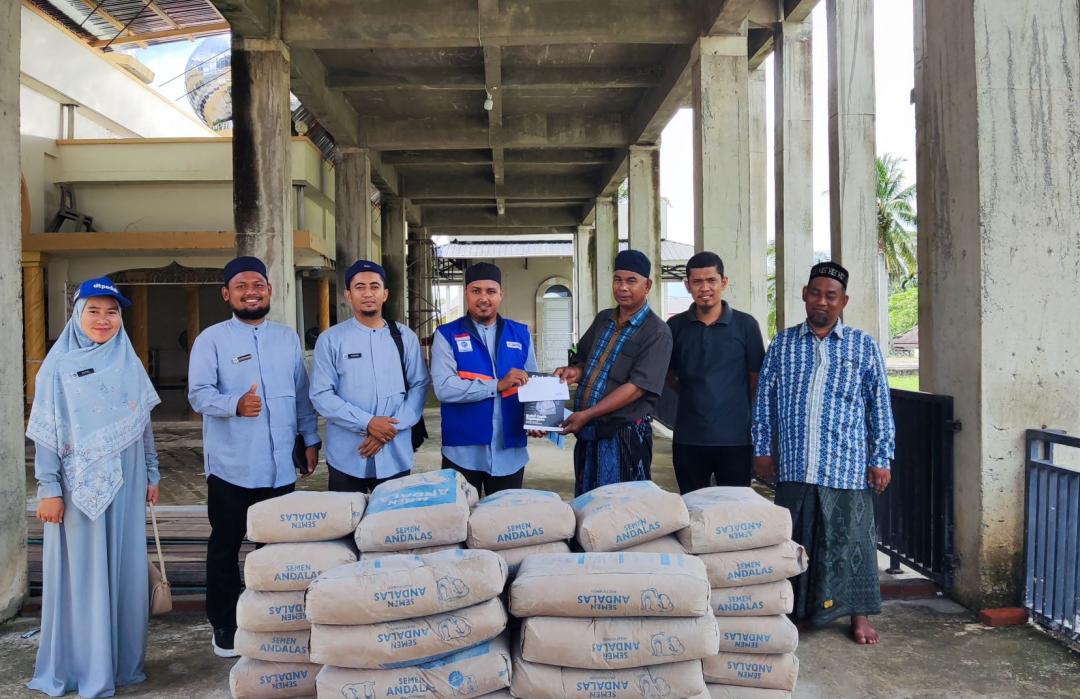 DT Peduli Aceh Salurkan Bantuan untuk Pembangunan Masjid Nurussalam 