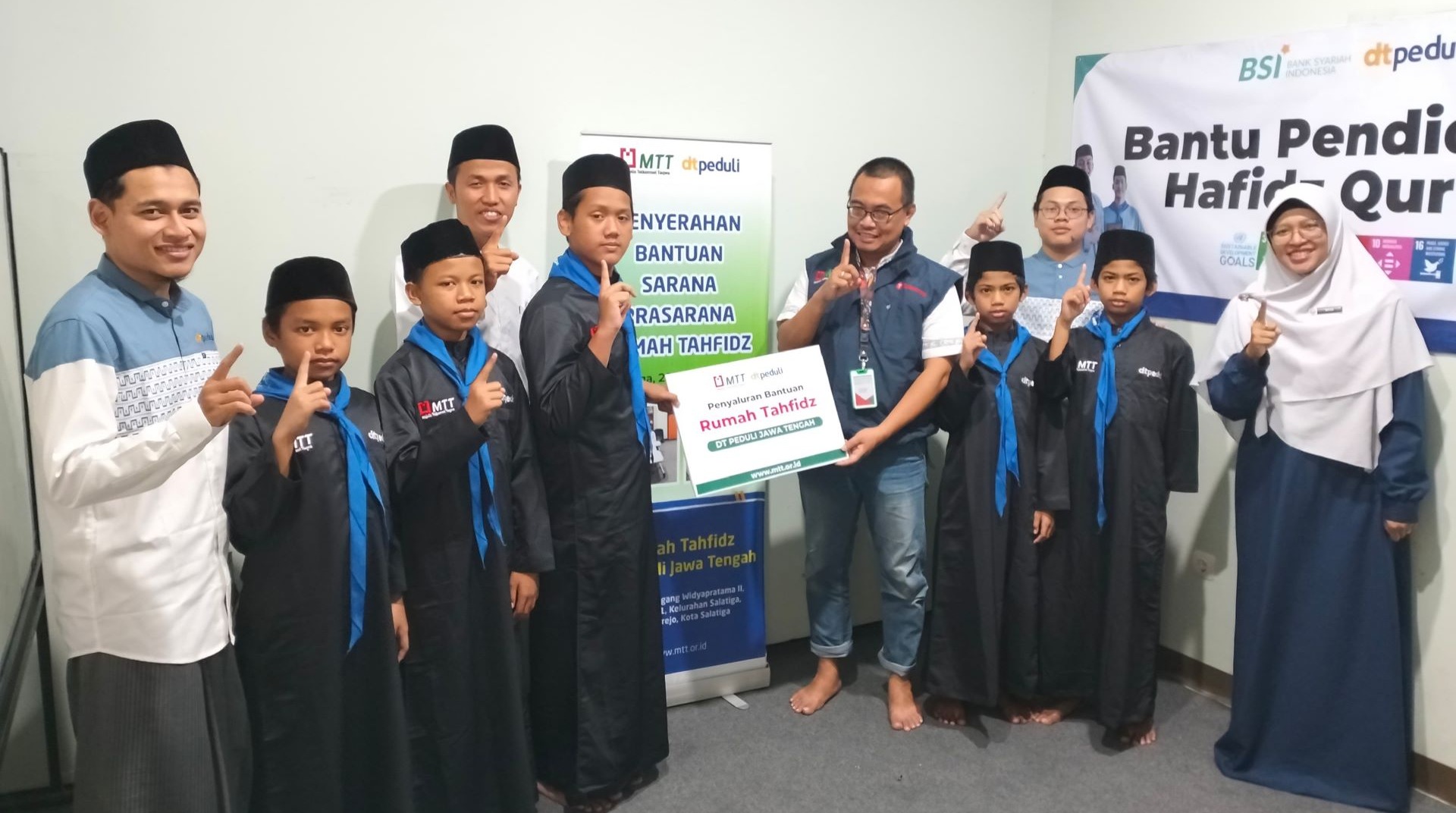 Sediakan Sarana dan Prasarana, MTT Regional Jateng DIY Bantu Santri Rumah Tahfidz Wujudkan Mimpi 