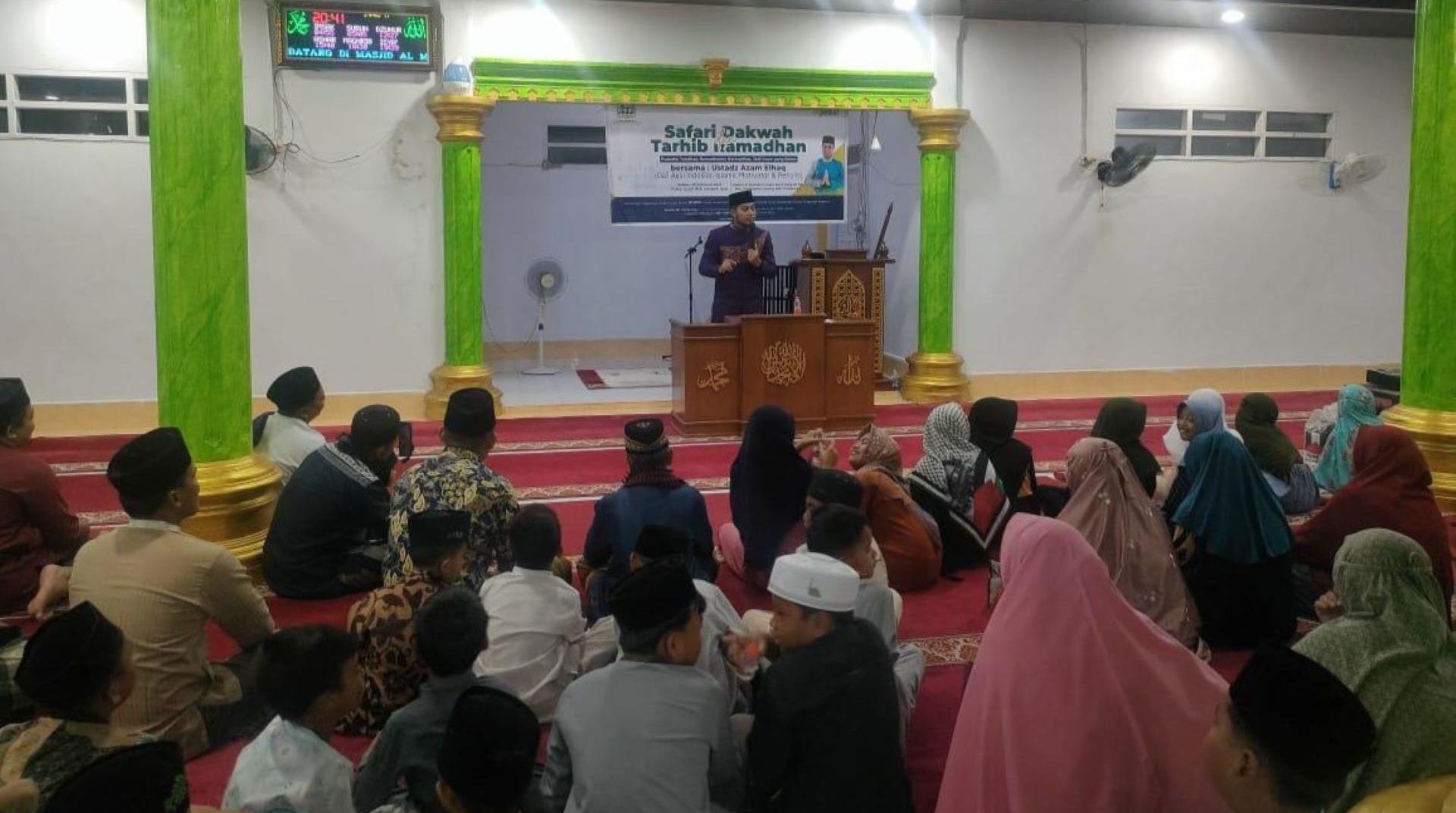 Galang Dana Pengadaan Tenda Palestina, DT Peduli Riau Gelar Safari Dakwah dan Tarhib Ramadhan