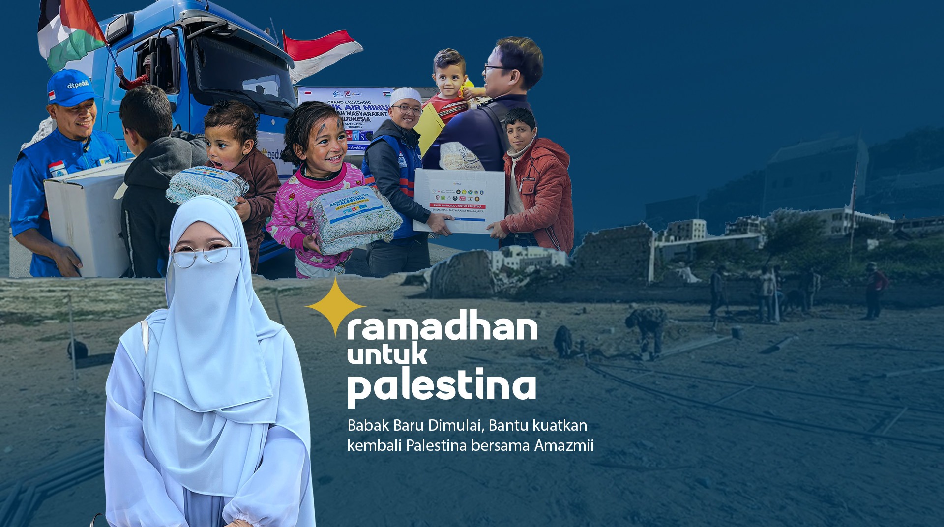 Ramadhan Peduli Palestina bersama Amazmii