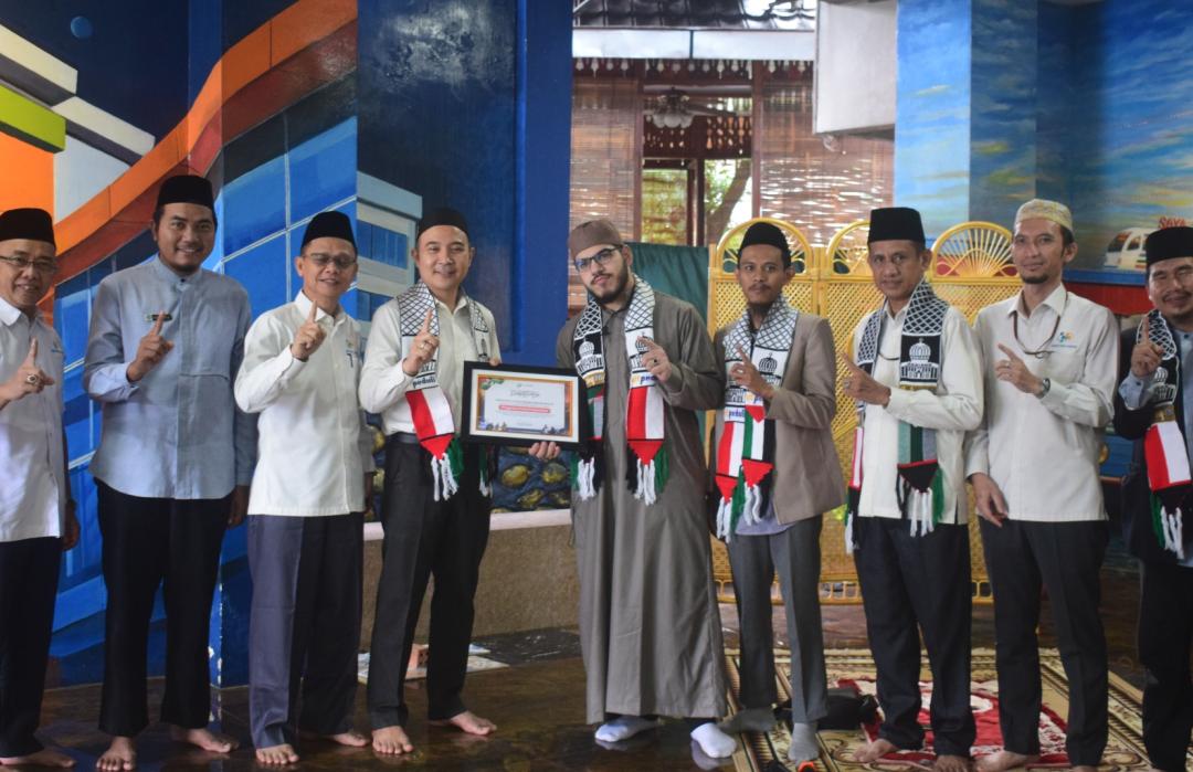 Safari Dakwah Ramadhan, DT Peduli Sumsel Gelar Do'a dan Kajian bersama Syeikh Palestina di BPS Provinsi Sumsel