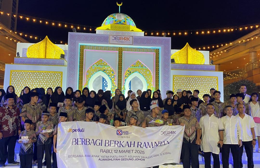 DT Peduli Sumut Berkolaborasi dengan Delipark Podomoro City Medan Gelar Santunan dan Buka Puasa Bersama Anak Yatim 