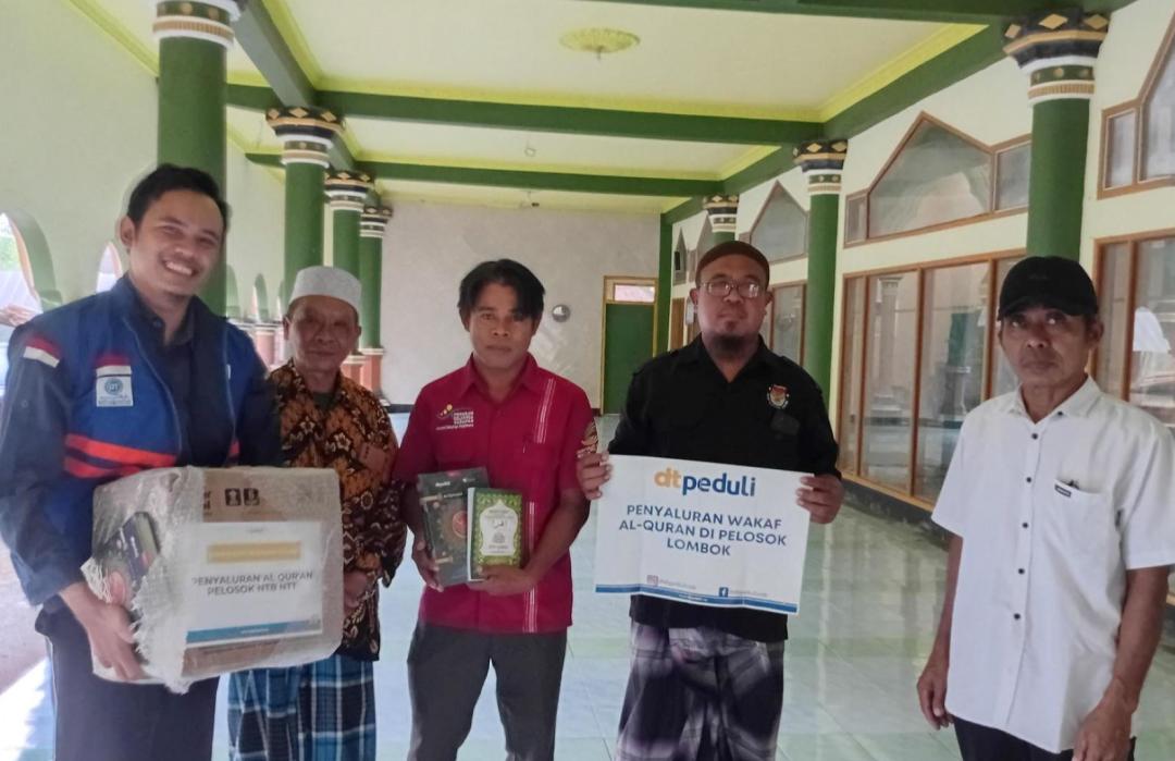 DT Peduli NTB Salurkan Mushaf Al-Qur'an dan Iqro ke Pelosok Lombok 