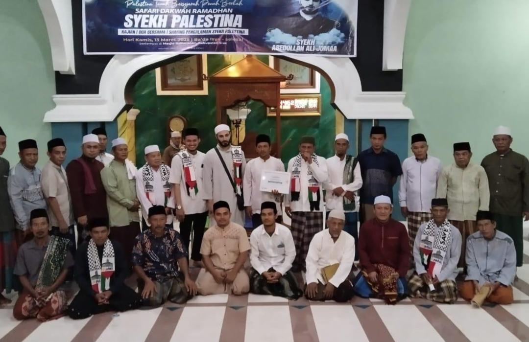 Tingkatkan Peduli Palestina, DT Peduli Riau Gelar Safari Ramadhan Bersama Syekh Palestina