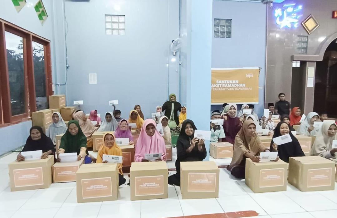 Berbagi Kebahagiaan, BTPN Syariah Bersama DT Peduli Salurkan Paket Ramadhan di Bima