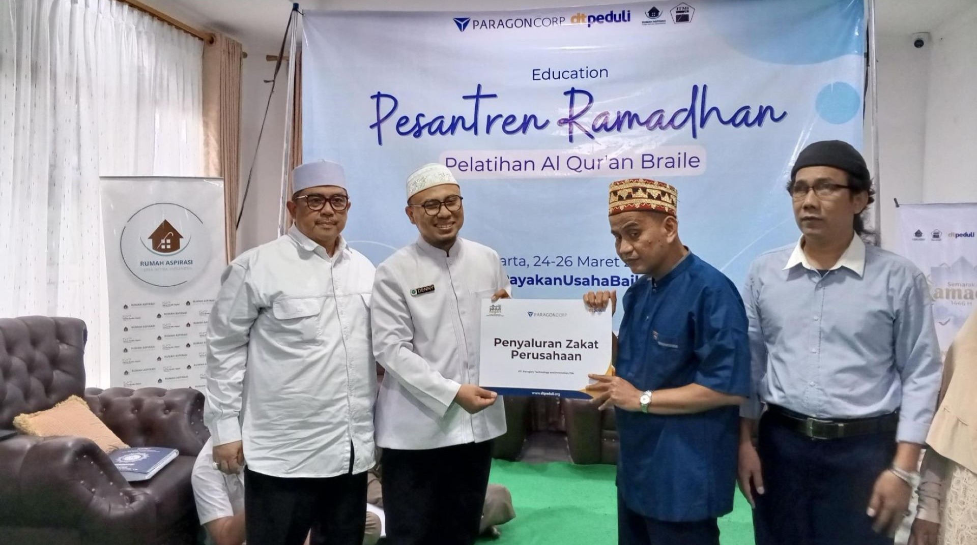 Semarak Ramadhan: Pembukaan Studi Intensif Mujahid Al-Qur’an Braille dan Buka Puasa Bersama  