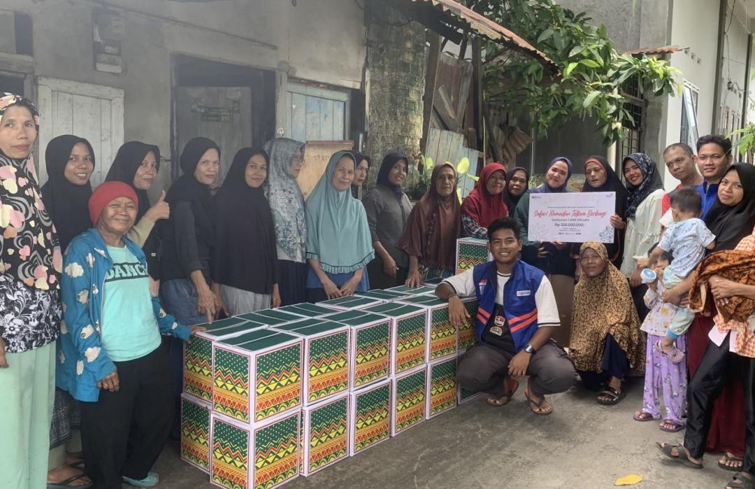 Telkom Witel Ridar bersama DT Peduli Riau Salurkan 70 Paket Bingkisan Lebaran & Santunan Yatim 